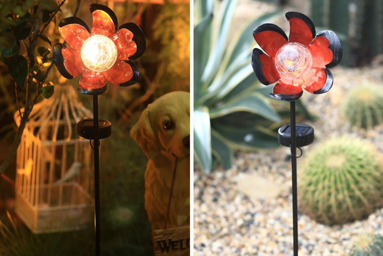Solar Flower Garden Light Deal Price £12.99