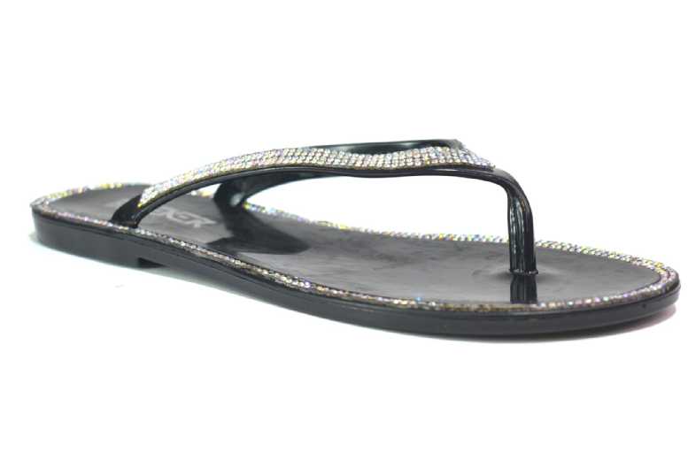 Black Women’s Slim Summer Flip-Flops – Lightweight, Durable Beach Sandals | Wowcher