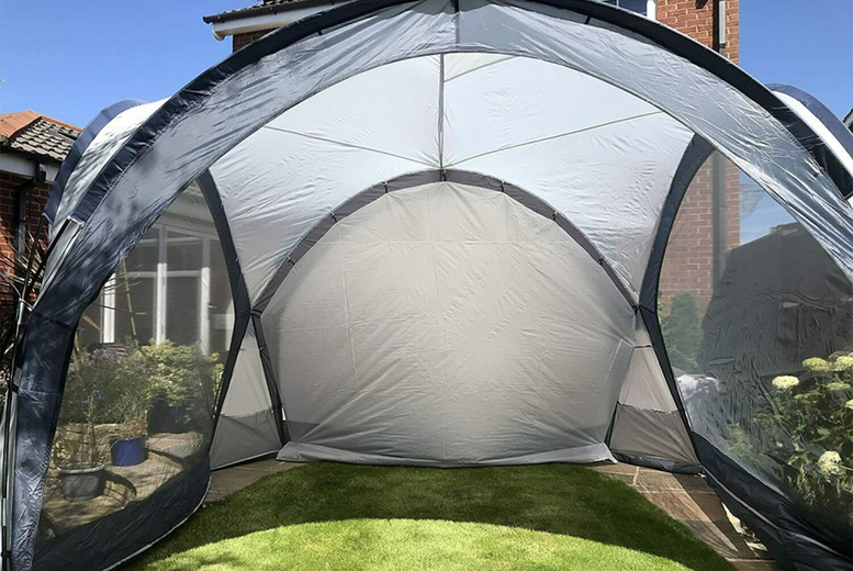 Mixed Grey Waterproof Garden Gazebo Dome | Wowcher