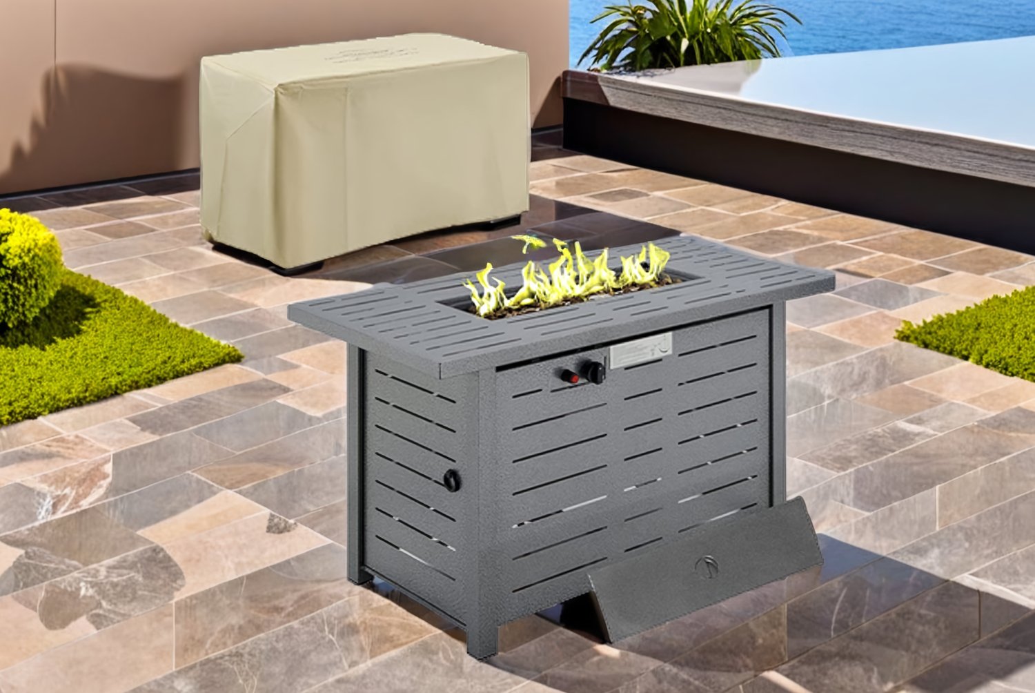 £219 instead of £399.99 for a modern gas fire pit table from mHstar – save 45% £219 instead of £399.99 for a modern gas fire pit table from mHstar – save 45%