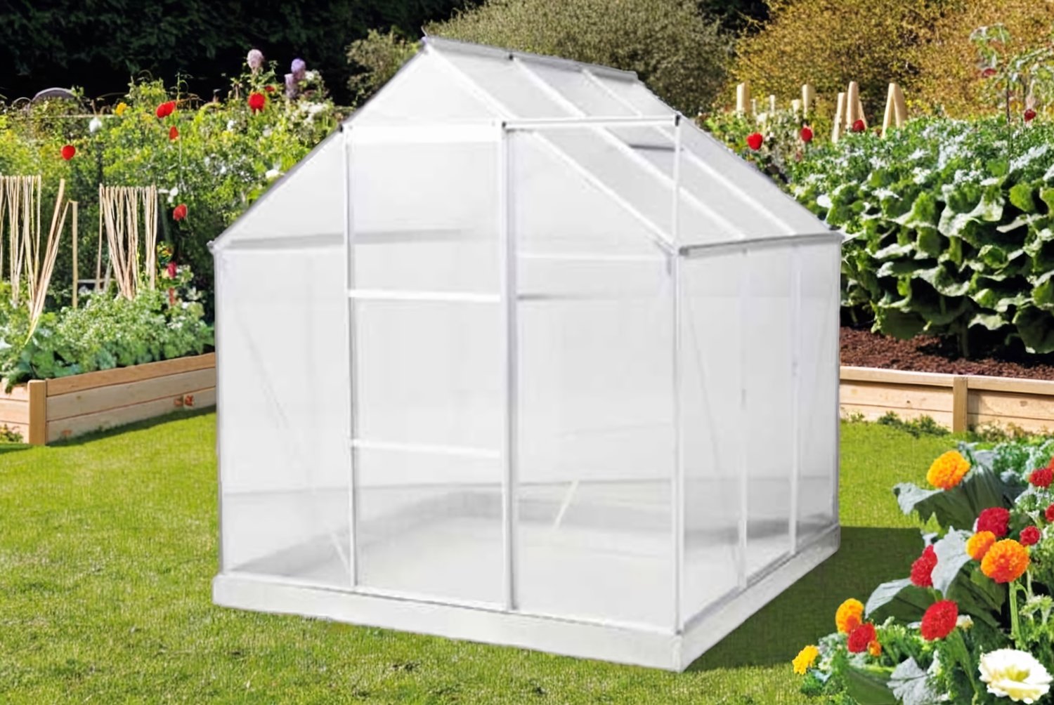 Outsunny Polycarbonate Greenhouse at LivingSocial