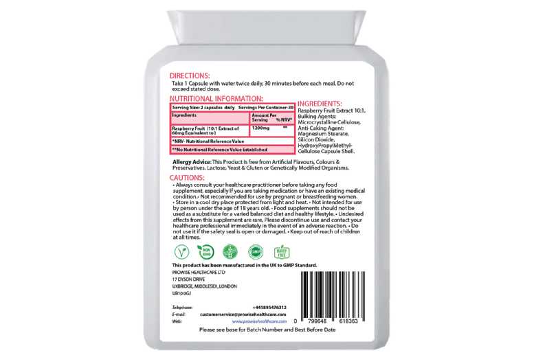 Premium Raspberry Ketones & Multivitamins Combo | Wowcher