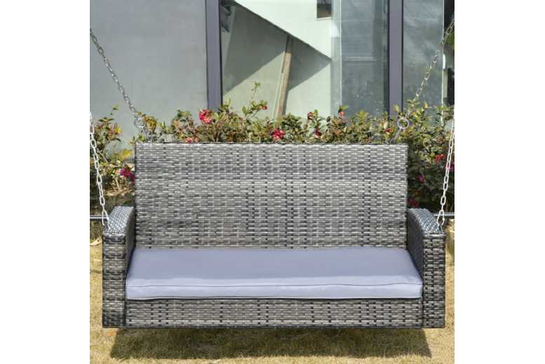 £143.2 instead of £223.99 for a Outsunny 2 Seater Rattan Swing Bench – save up to 36% £143.2 instead of £223.99 for a Outsunny 2 Seater Rattan Swing Bench – save up to 36%