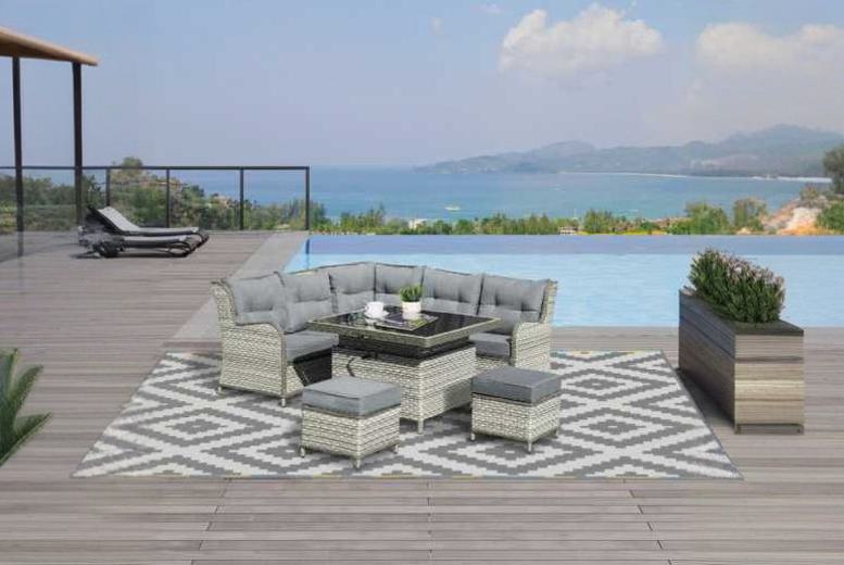 £1869.1 instead of £3679.99 for a Outsunny 5-Seater Furniture Set Grey – save up to 49% £1869.1 instead of £3679.99 for a Outsunny 5-Seater Furniture Set Grey – save up to 49%