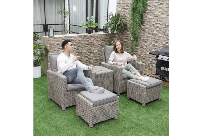 £801.4 instead of £1148.99 for a Outsunny 5 PCs Outdoor Rattan Set – save up to 30% £801.4 instead of £1148.99 for a Outsunny 5 PCs Outdoor Rattan Set – save up to 30%