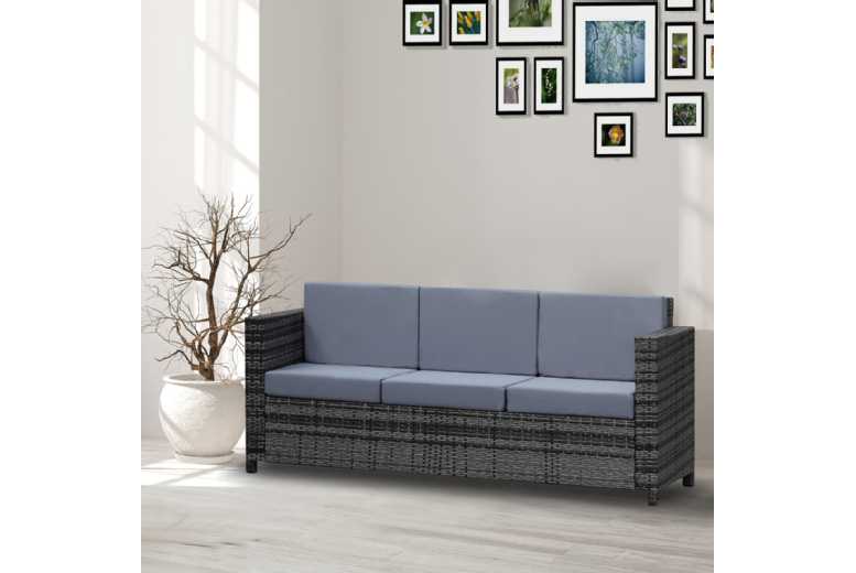 £221.1 instead of £527.99 for a Outsunny 3-Seater Outdoor Rattan Sofa – save up to 58% £221.1 instead of £527.99 for a Outsunny 3-Seater Outdoor Rattan Sofa – save up to 58%