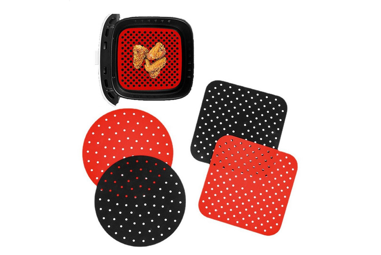 Non-Stick Silicone Air Fryer Liners – Reusable, Easy-Clean, Multiple Sizes | Wowcher