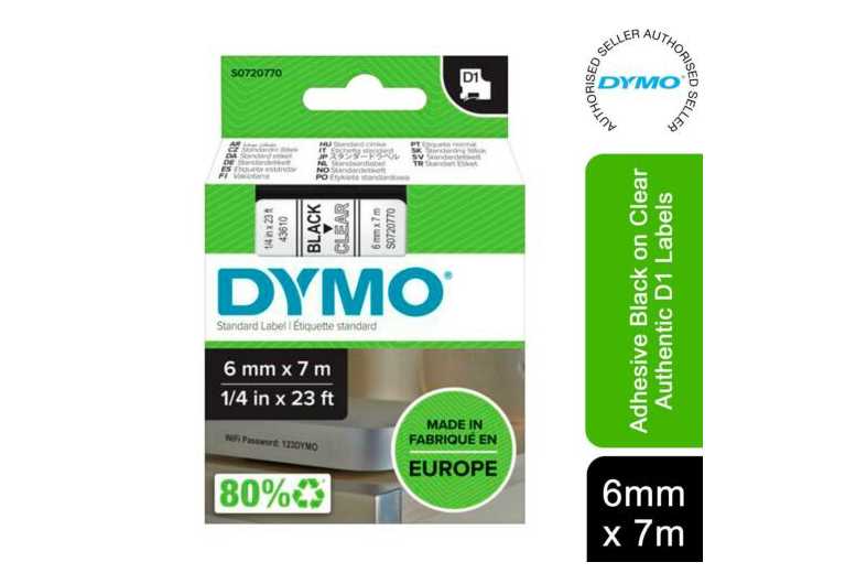 DYMO Labels Self Adhesive D1 Deal Price £21.44