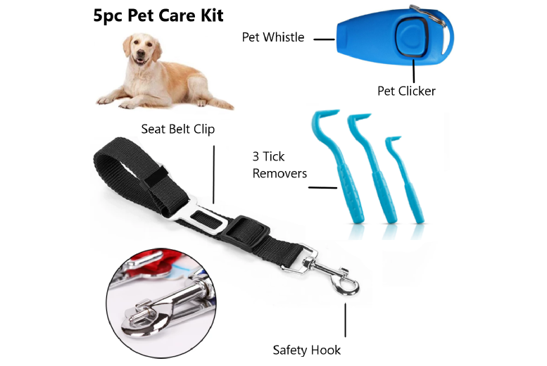 Ultimate 5pc Pet Care Companion Kit | Wowcher
