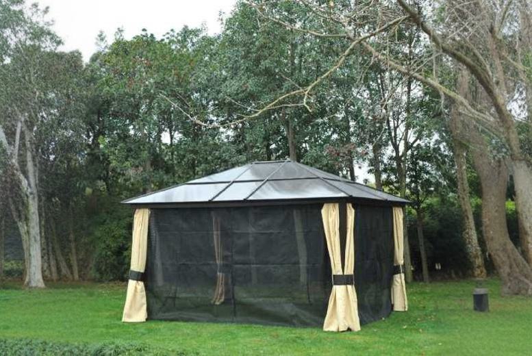 £1057.6 instead of £1423.99 for a Outsunny 4.3m x3.6m Hardtop Gazebo Brown – save up to 26% £1057.6 instead of £1423.99 for a Outsunny 4.3m x3.6m Hardtop Gazebo Brown – save up to 26%