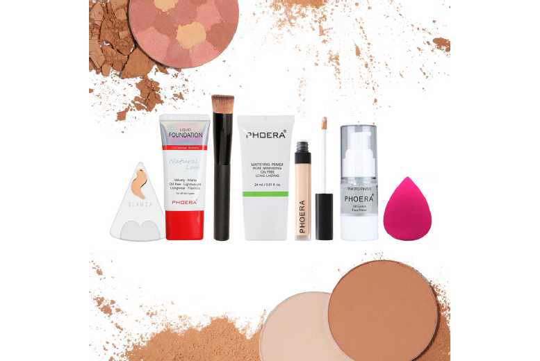 Phoera 7pc Makeup Kit Velvet at LivingSocial