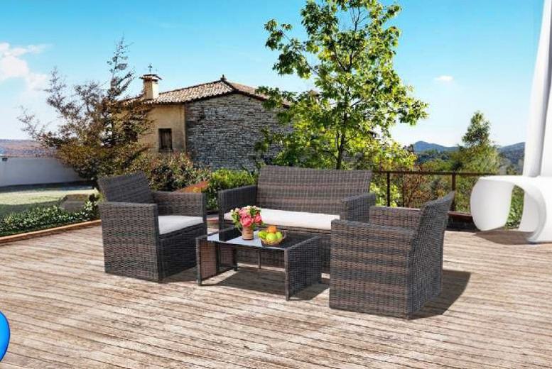 £309.6 instead of £839.99 for a Outsunny Garden PE Rattan Set – save up to 63% £309.6 instead of £839.99 for a Outsunny Garden PE Rattan Set – save up to 63%