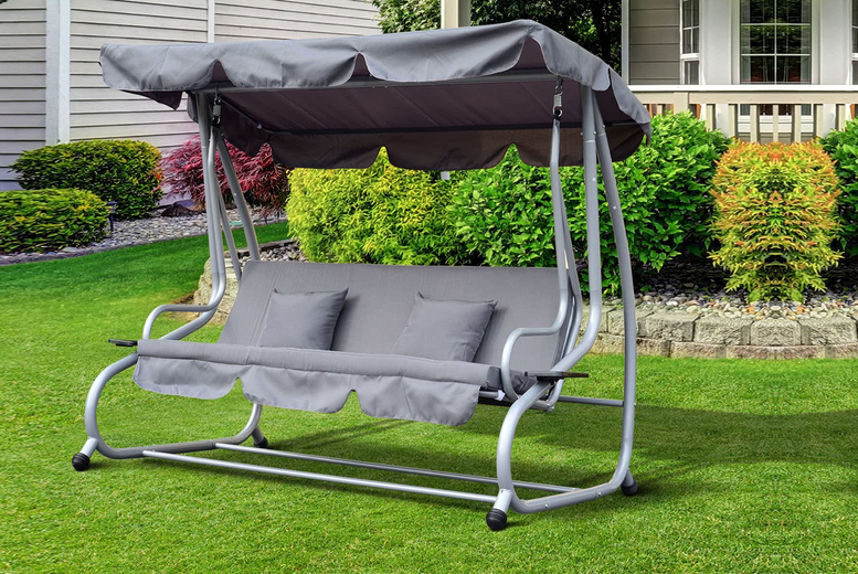 £209.4 instead of £543.99 for a Outsunny 3-Seater Swing Chair W/ Pillows – save up to 62% £209.4 instead of £543.99 for a Outsunny 3-Seater Swing Chair W/ Pillows – save up to 62%