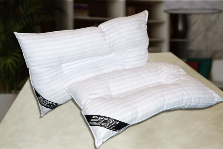 Hotel Striped Anti-Snore Pillow