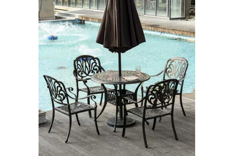 £454.4 instead of £721.99 for a Outsunny 5PCs Garden Dining Set – save up to 37% £454.4 instead of £721.99 for a Outsunny 5PCs Garden Dining Set – save up to 37%