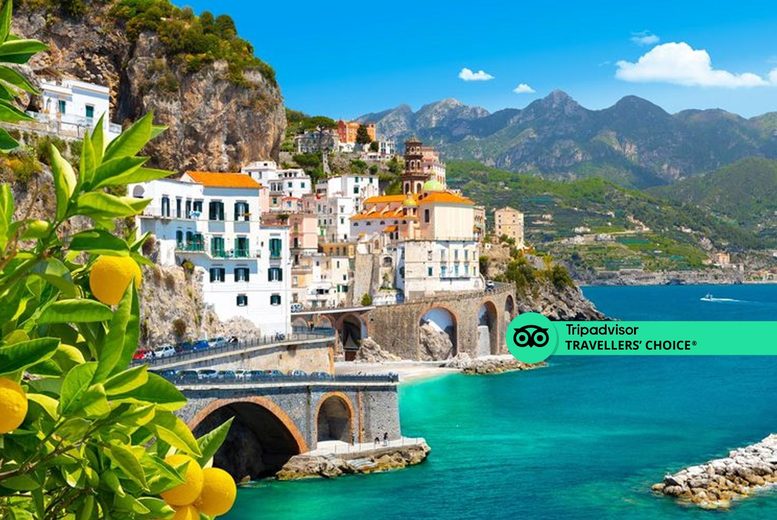 Amalfi, Italy Holiday: Breakfast & Return Flights Deal Price £199.00