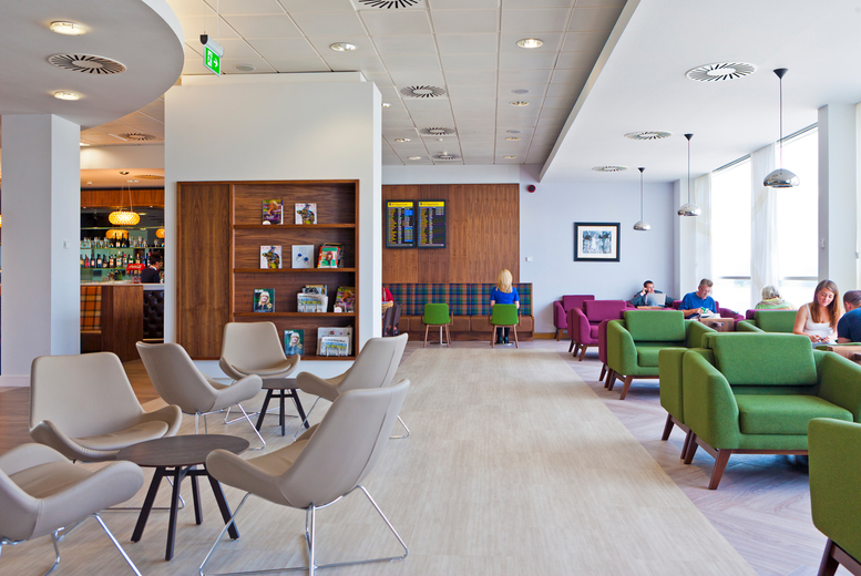 Glasgow Airport Lounge with Refreshments For 2-4 Valid Nov-Mar ’23 Deal Price £35.00