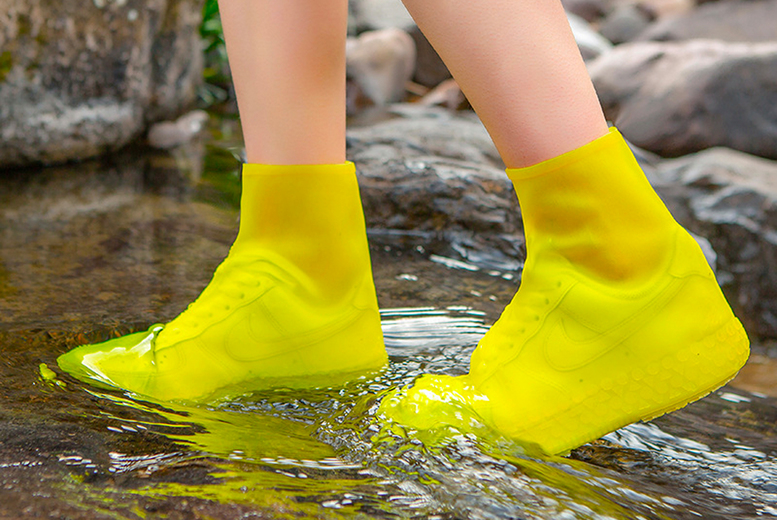 Reusable Waterproof Shoe Protectors – 2 Sizes & 6 Colours! Deal Price £7.99
