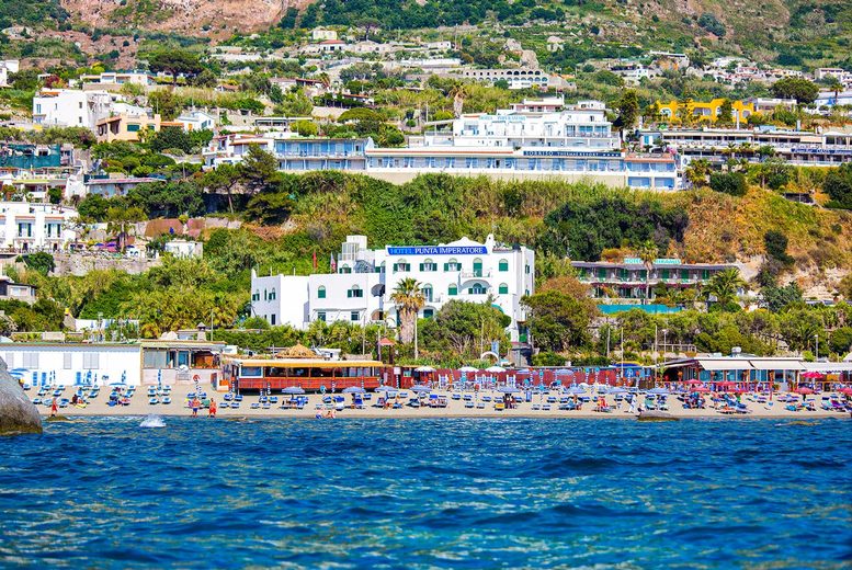 A 4* Ischia, Italy hotel stay with return flights from six airports. From £129pp for a three-night stay, from £199pp for a five-night stay, or from £239pp for a seven-night stay – save up to 22% A 4* Ischia, Italy hotel stay with return flights from six airports. From £129pp for a three-night stay, from £199pp for a five-night stay, or from £239pp for a seven-night stay – save up to 22%