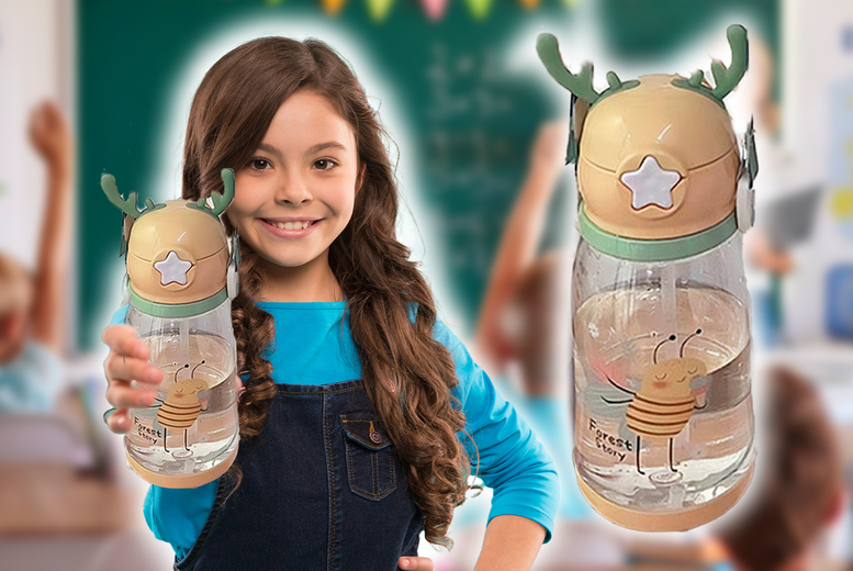 Cute Kids' Cartoon Water Bottle from LivingSocial