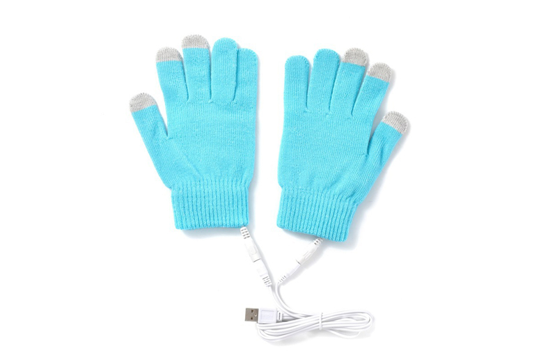 Unisex ECS003812 Blue: A Unisex USB Heated Gloves | Wowcher