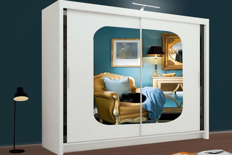 From £469 instead of £999.99 for a Marika mirrored two door sliding wardrobe from Sliding Wardrobes 4U – save up to 53% From £469 instead of £999.99 for a Marika mirrored two door sliding wardrobe from Sliding Wardrobes 4U – save up to 53%