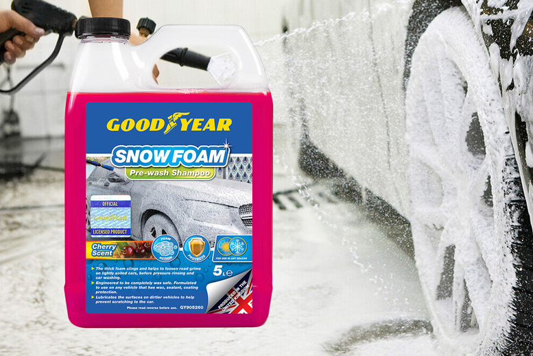 Goodyear Cherry Scented Snow Foam Car Shampoo Deal Price £11.99