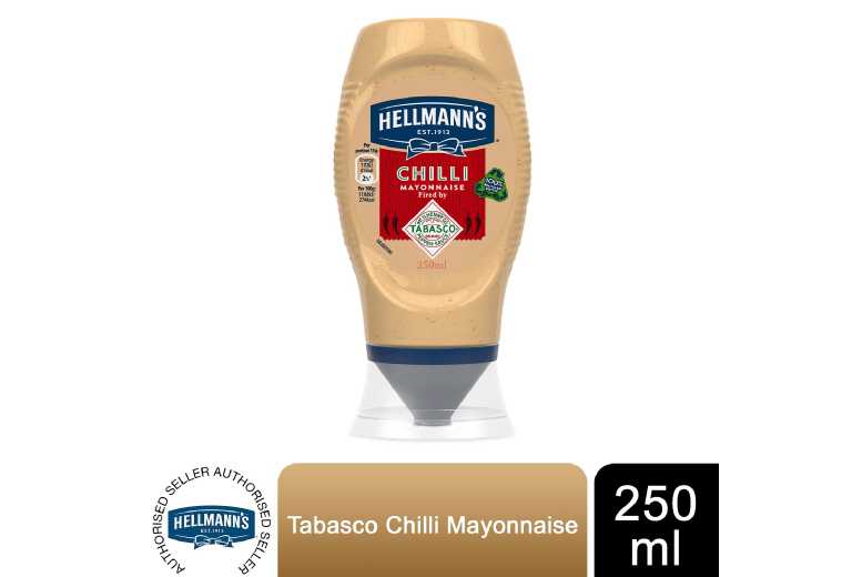 Hellmann Tabasco Chilli Mayonnaise 250ml Deal Price £10.00