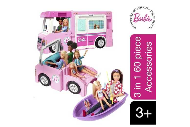 Barbie 3-in-1 DreamCamper Vehicle Deal Price £129.99