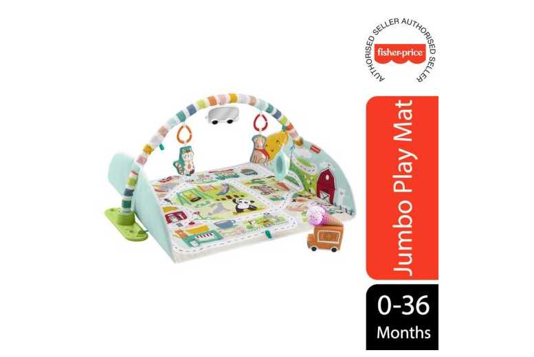Fisher-Price Jumbo Play Mat with Toys Deal Price £73.50