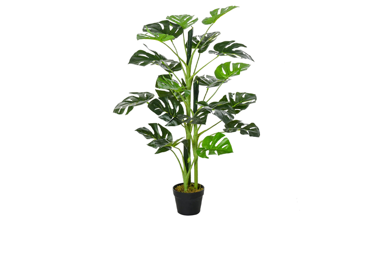 Outsunny Premium Artificial Monstera Indoor Plant | Wowcher