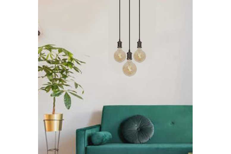 Stunning 3-Way Plate Pendant with G125 WiFi Lamp Stunning 3-Way Plate Pendant with G125 WiFi Lamp
