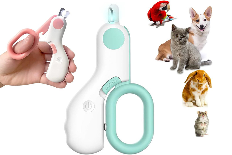 Pet Nail Clippers with LED Light Deal Price £0.00
