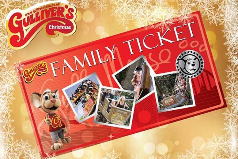 £35 instead of up to £60 for a family ticket to Gulliver's Theme Park in a choice of 3 locations - have a great day out and save up to 42%