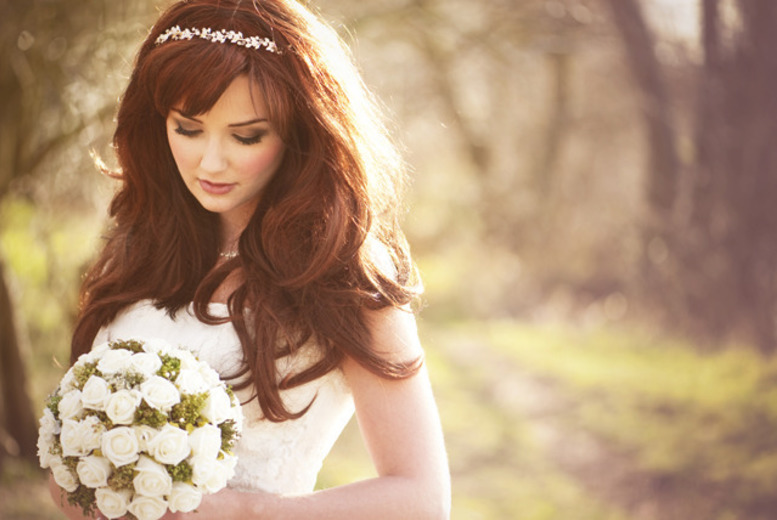 Image of wedding hair and makeup glasgow