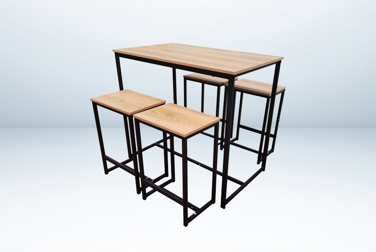 Modern Bar Table and 4 Chairs Deal Price £122.00
