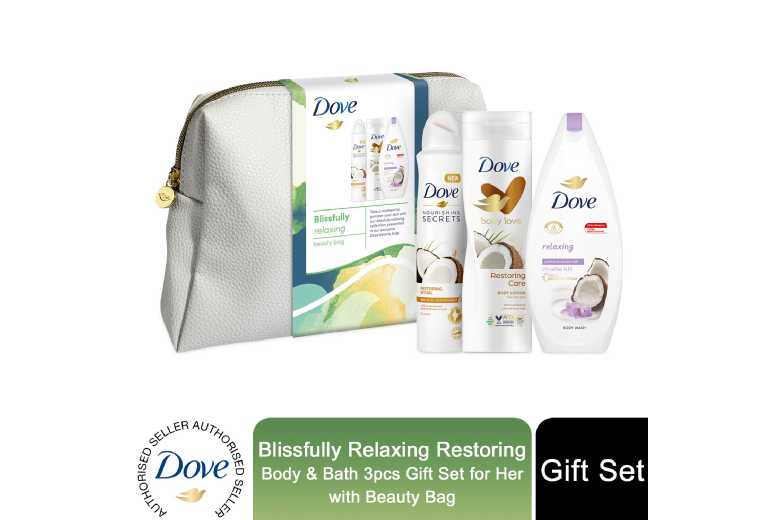 Dove Blissfully Relaxing 3pc GiftSet Deal Price £13.50