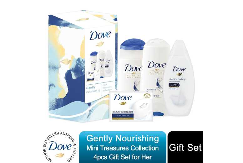 Dove MiniTreasure Collection 4Pc Giftset Deal Price £10.50