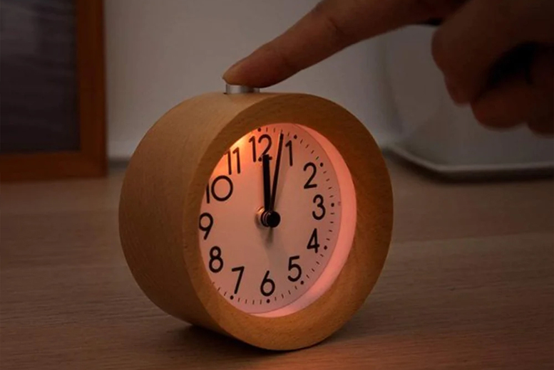 Non-Ticking Wooden Bedside Alarm Clock – 2 Options! | Electronics | Offer Price £ 14.99 Non-Ticking Wooden Bedside Alarm Clock – 2 Options! | Electronics | Offer Price £ 14.99