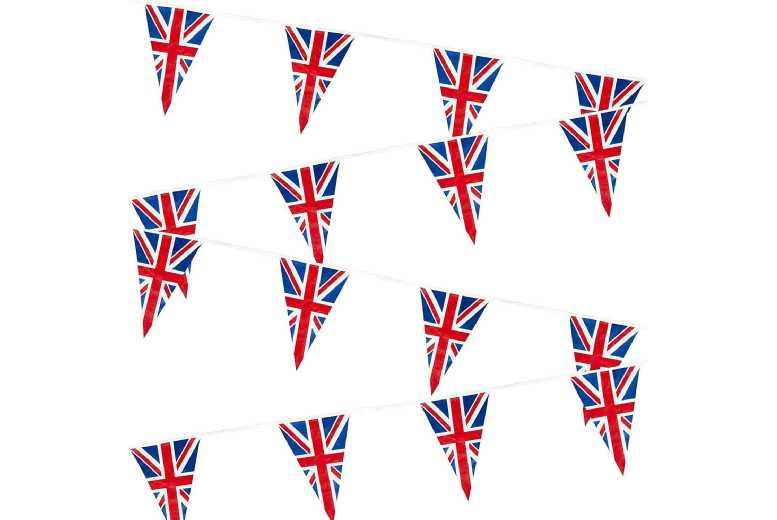 Union Jack Bunting 12ft 10 Flags at LivingSocial