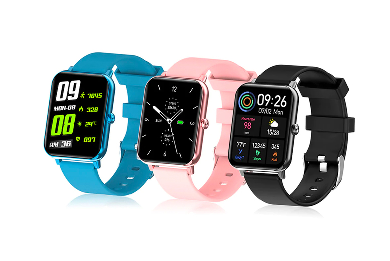 Bluetooth Multifunction Smart Watch – Blue, Black or Pink Deal Price £19.99
