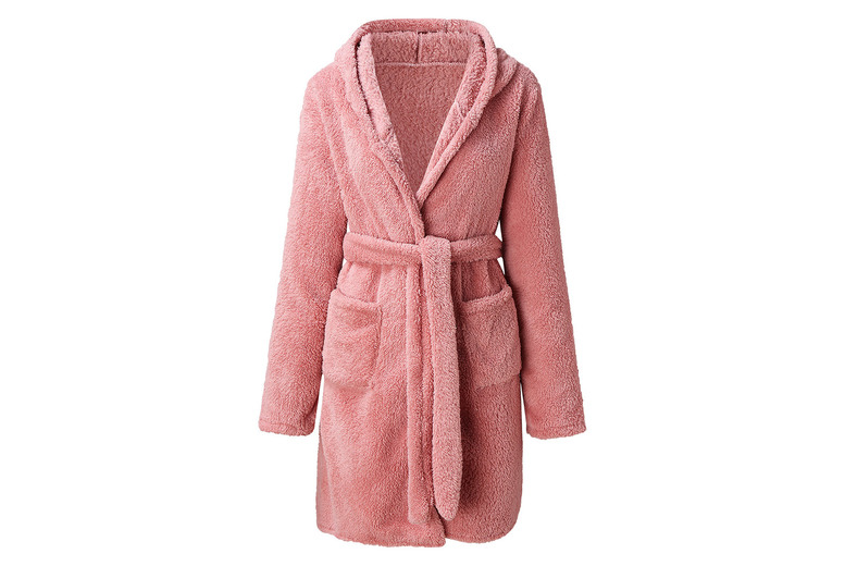 Black Women’s Lightweight Fleece Hooded Bathrobe – Soft, Versatile Loungewear for Summer Comfort | Wowcher Black Women’s Lightweight Fleece Hooded Bathrobe – Soft, Versatile Loungewear for Summer Comfort | Wowcher
