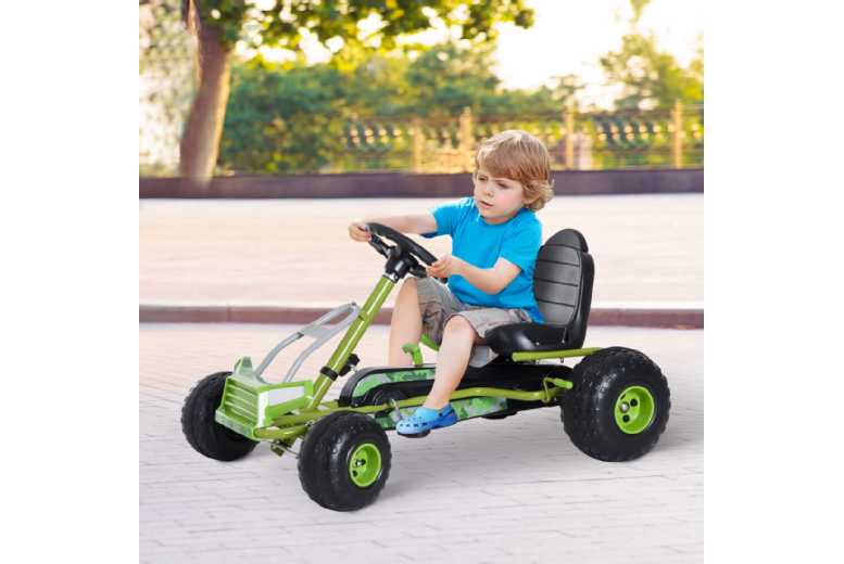 Kids Pedal Go Kart w/ Adjustable Seat Deal Price £80.99