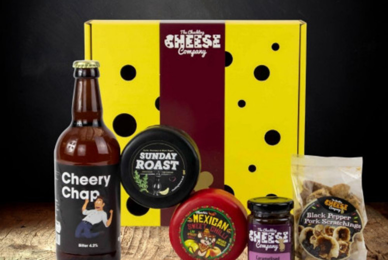 Festive Cheese and Beer Box Deal Price £19.00