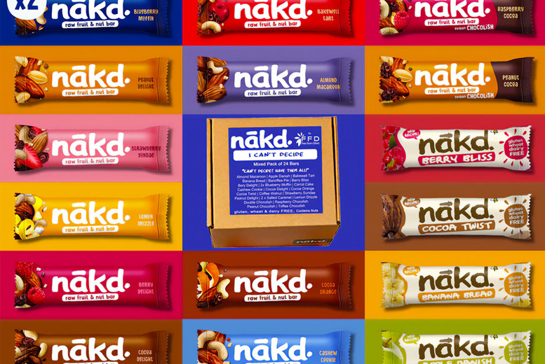 24 Nakd Bars Variety Pack Deal Price £17.99