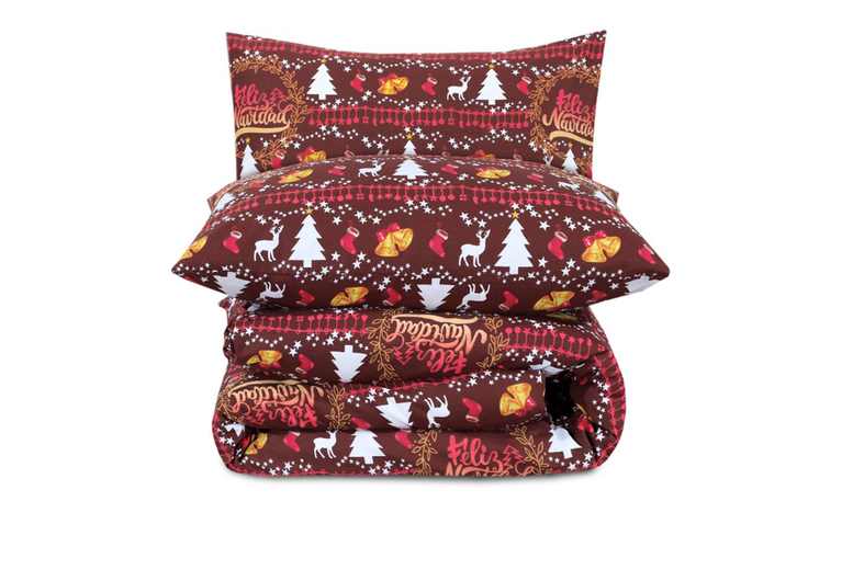 Luxury Christmas Duvet Bedding Set – Soft Polyester, Machine Washable, Festive Holiday Designs in All Sizes | Wowcher
