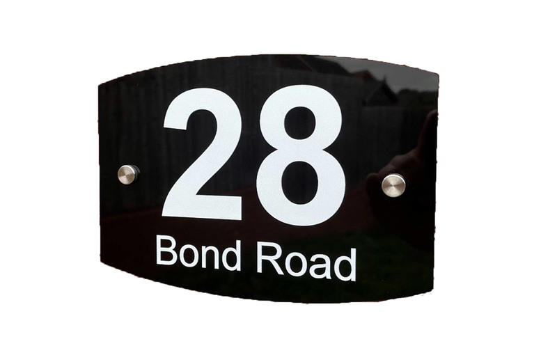 Black Acrylic Modern Curved Door Sign – Durable, Easy-Fit, Contemporary Style | Wowcher Black Acrylic Modern Curved Door Sign – Durable, Easy-Fit, Contemporary Style | Wowcher