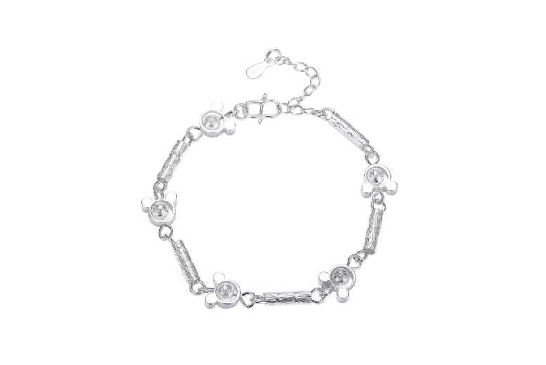 Mickey Bracelet with Cubic Zirconia Deal Price £5.99