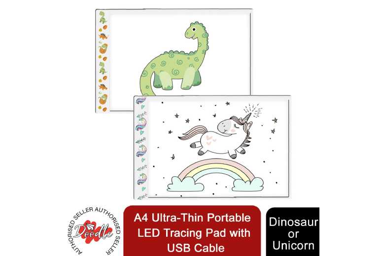 Doodle Portable LED Tracing Pad with USB Deal Price £7.85