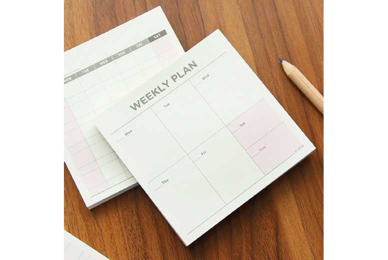 Weekly Check List & Planner List Pad Deal Price £1.75